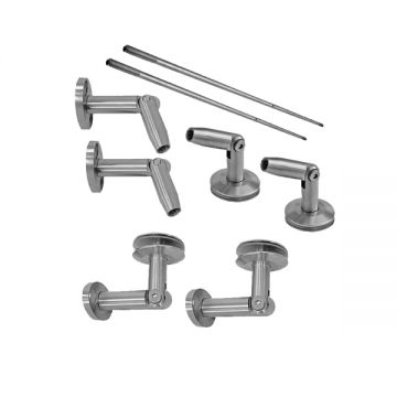 K325 Kit copertina din inox AISI316, finisaj Satinat, lungime brat 1250 mm