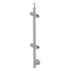 AB100-2S Montan inox AISI304 Prindere pe lateral Grosime sticla 8-10,76 mm Finisaj Satinat