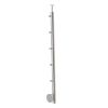 AB90-4D12 Montan inox AISI304 Prindere pe lateral cu 4 intermediare  pentru teava Ø12mm Finisaj satinat